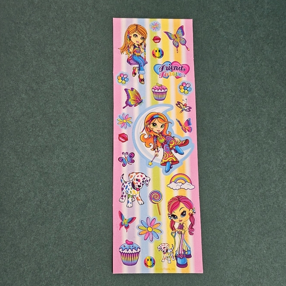 Lisa Frank Friends Forever Sticker Strip - 24 Stickers - Picture 11 of 12
